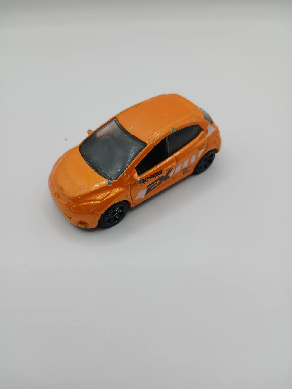 Matchbox 2008 Mazda 2 Orange Diecast Car - Loose